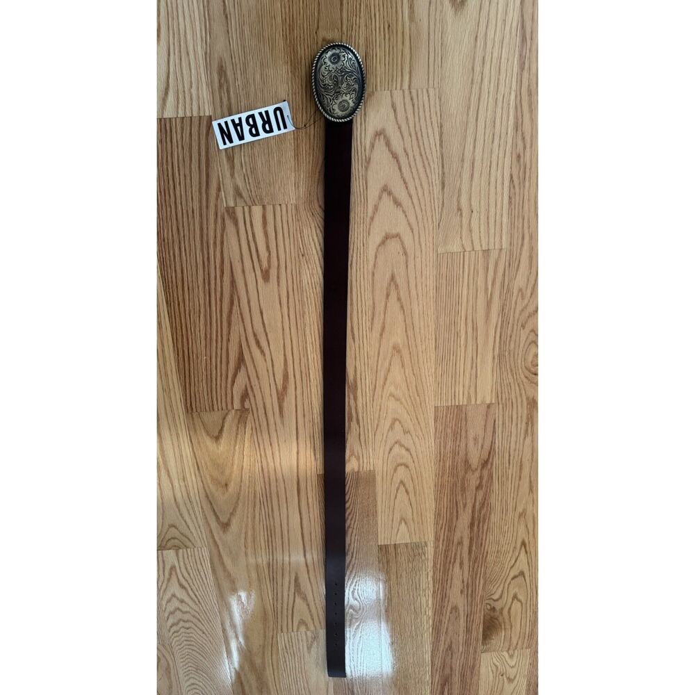 Urban Outfitters Pax Plate Buckle Leather Belt NWT - Picture 6 of 7